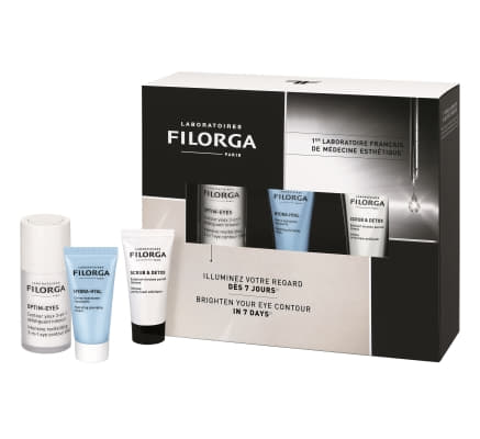 *Набор Filorga Сияние 2023 (Оптим-айз 15мл + Гидра-гиал крем 15мл + Скраб енд Детокс 15мл)