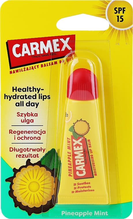 Бальзам Carmex для губ Ананас и мята 10 г туба