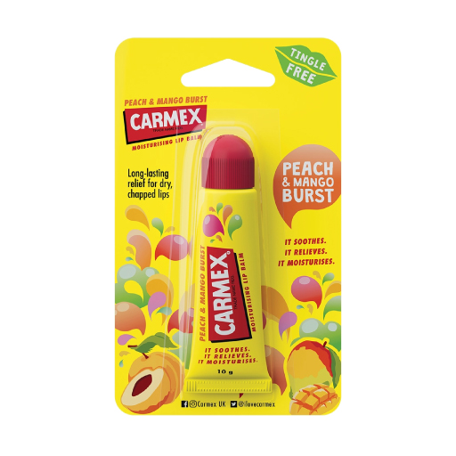 Бальзам Carmex для губ Персик и манго 10 г туба Бальзам Carmex для губ Персик и манго 10 г туба