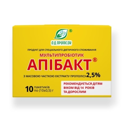 *Апибакт мультипробиотик прополис 2,5% №1 10г *Апибакт мультипробиотик прополис 2,5% №1 10г