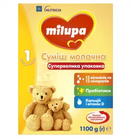 Суміш Milupa Замінник грудного молока Milupa-1 1100 г