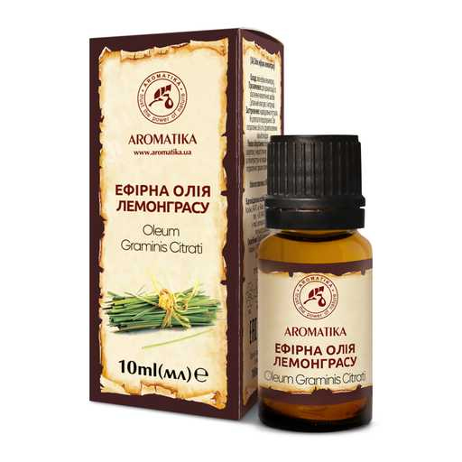 *Олія ефірна Ароматика Лемонграсу 10 мл