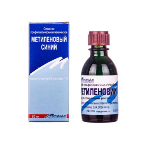 *Метиленовий синій 1% р-н спиртово-водний 20 мл