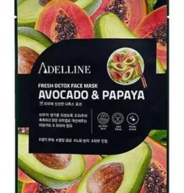 *Adelline Fresh Detox Face Mask Маска Детокс д/лица с экстрактами Авокадо и Папайи 20г