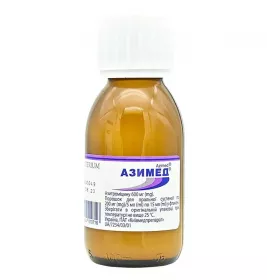 Азимед пор. д/орал. сусп. 200 мг/5 мл фл. 15 мл