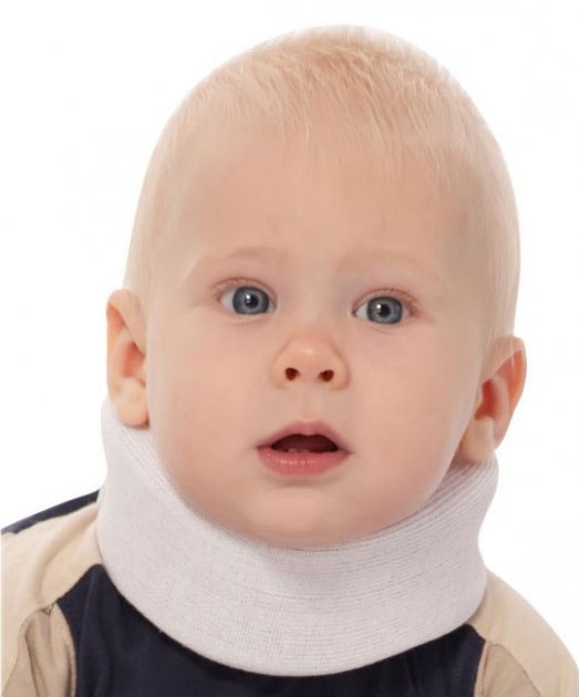 *Бандаж для фіксації шийного відділу хребта дит. беж 6,5-42 см Еволюшн 002