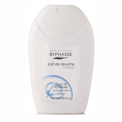 *Крем-догляд Byphasse для душу квіти бавовни 500 мл