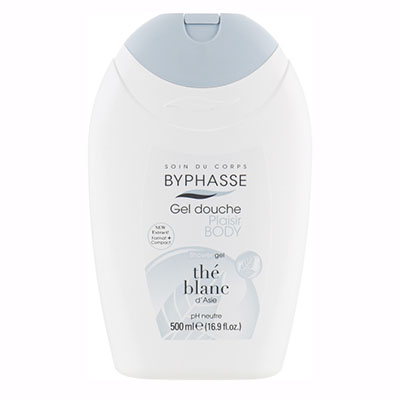 *Гель для душу BYPHASSE з білим чаєм 500 мл