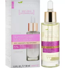 *Сироватка Bielenda Скін Клінік Профешнл д/обличчя з Ретинолом та Коензимом Q10 30мл