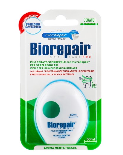 Зубная нить-флосс расширяющаяся BIOREPAIR Ежедневный уход 50м Зубная нить-флосс расширяющаяся BIOREPAIR Ежедневный уход 50м