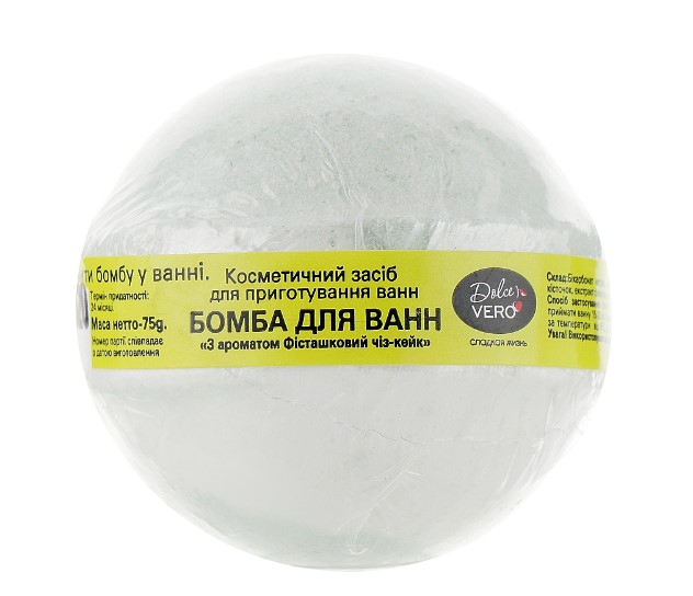 *Бомба д/ванн Dolce Vero Фисташковый чизкейк 75 г *Бомба д/ванн Dolce Vero Фисташковый чизкейк 75 г