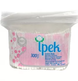 *Ватні палички Ipek 300 шт п/е