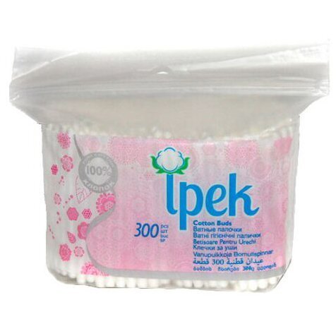 *Ватні палички Ipek 300 шт п/е