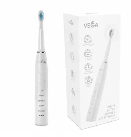 *Vega VT-600 W Зубная щетка электрическая звуковая белая 5 режимов