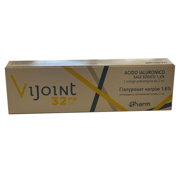 *Виджоинт шприц (Vijoint) 1,6% (32 мг) 2 мл *Виджоинт шприц (Vijoint) 1,6% (32 мг) 2 мл