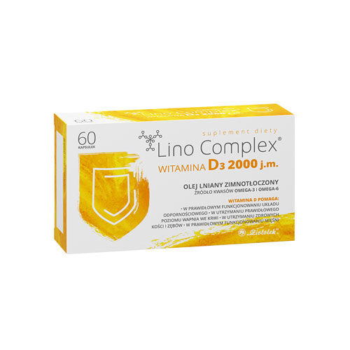 *Вітамін D3 Lino Complex 2000 MO капс. №60