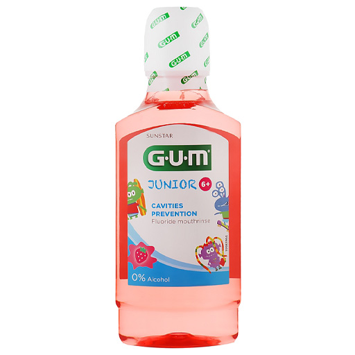 *GUM Junior Ополаскиватель для полости рта 6-12 лет 300 мл *GUM Junior Ополаскиватель для полости рта 6-12 лет 300 мл
