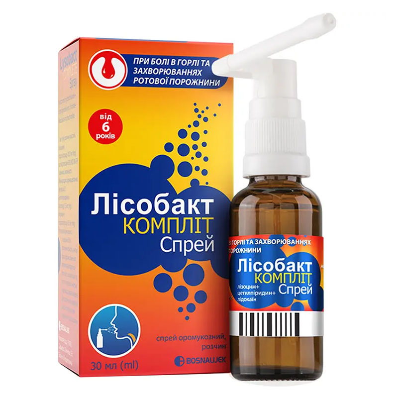 Лісобакт Компліт спрей по 30 мл у флаконі 1 шт.