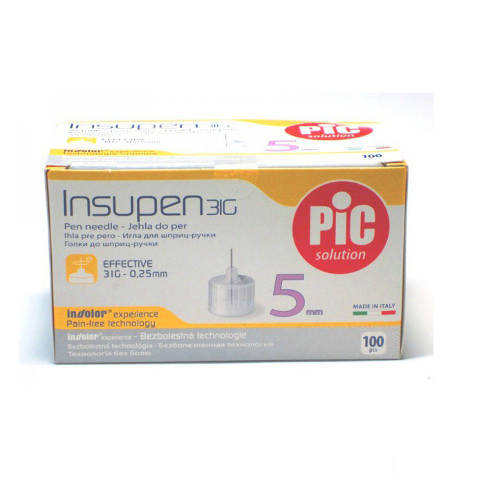 *Голки для шприц-ручок Insupen 31G 0,25 х 5 мм №1