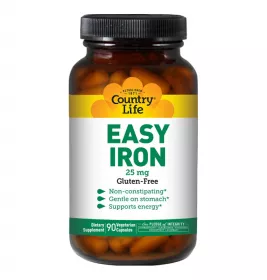 *Country Life Легке Залізо 25 мг №90