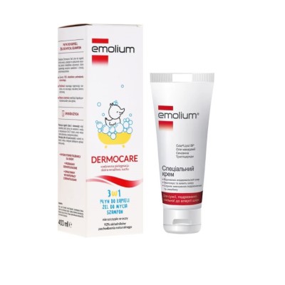 *Промо набір Емоліум (Засіб 3в1 400мл+ Крем 75мл)