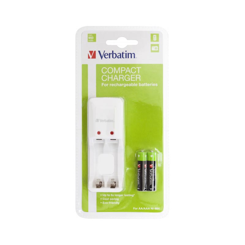 *Зарядное устройство Verbatim Compact Charger +2AAA (49944) *Зарядное устройство Verbatim Compact Charger +2AAA (49944)