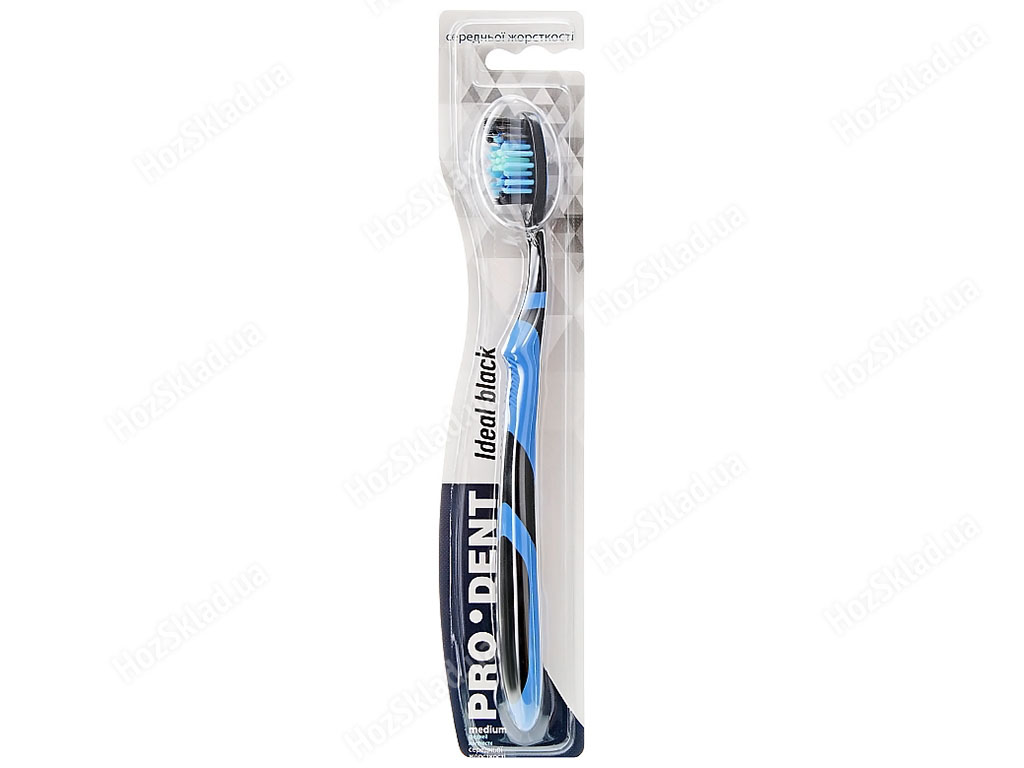 *Зубна щітка Prodent Ideal Black середньої жорсткості
