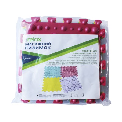 *Килимок масажний Ridni Relax 4 пазла 601