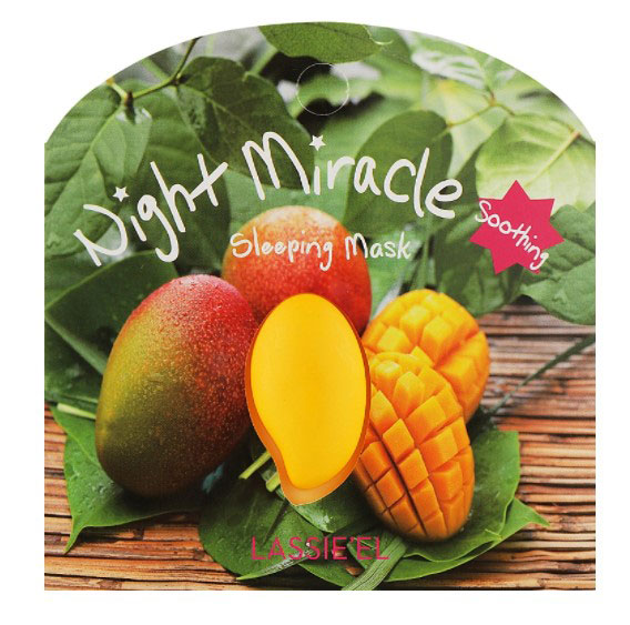 *Lassie'el Night Miracle Маска капсульна нічна для обличчя з Манго 2 шт