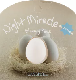 *Lassie'el Night Miracle Маска капсульная ночная для лица с Яйцом 2 шт