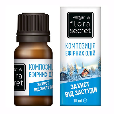 Смесь эфирных масел FloraSecret Защита от простуды 10 мл Смесь эфирных масел FloraSecret Защита от простуды 10 мл