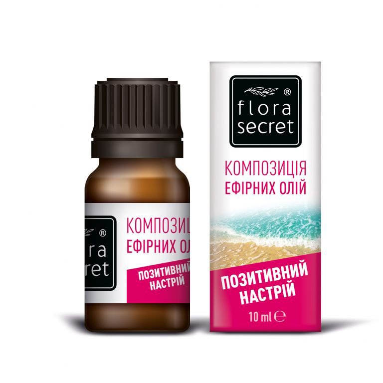 *Олія ефірна суміш Flora Secret Позитивний настрій 10 мл