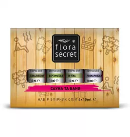 *ДУБЛЬ Набор эфирных масел Flora Secret Сауна и Баня 40 мл
