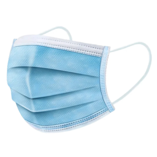 *Маска мед. 3-шарова №1 на резинці чорна