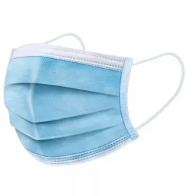 *Маска мед. 3-шарова №1 на резинці чорна