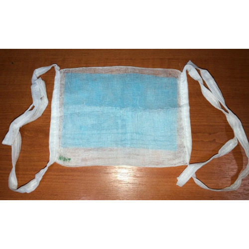 *Маска мед. 4-шарова марлева №1 12*21 з фільтр. елементом №10