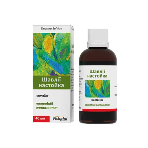 Шавлії настоянка по 40 мл у флаконі