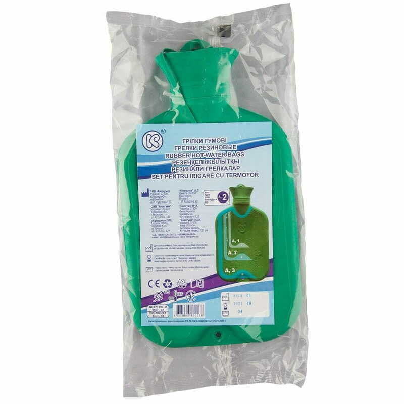 *Грілка гумова А-2 (грілка з пробкою) 2л