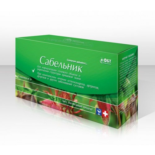 *Фіточай Шабельник 2,0г ф/п №25 ФБТ