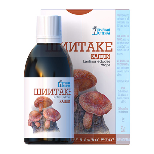 *Шиїтаке гриб краплі 50мл ФБТ