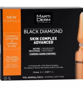 *MartiDerm Black Diamond Skin Complex Advanced ампулы 10*2мл МА112110
