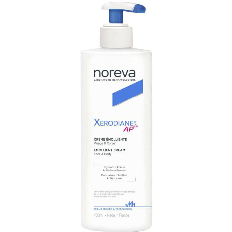 *Крем-емолент Noreva Xerodiane AP+ для обличчя та тіла 400мл