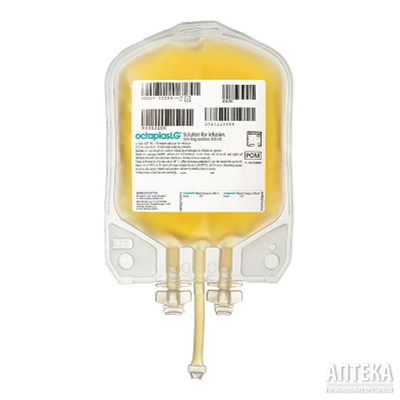 Октаплас ЛГ АВ (IV) розчин для інфузій 45-70 мг/мл по 200 мл у контейнері