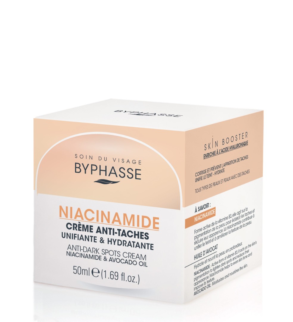 Крем Byphasse для обличчя зволожувальний з ніацинамідом та олією авокадо 50 мл