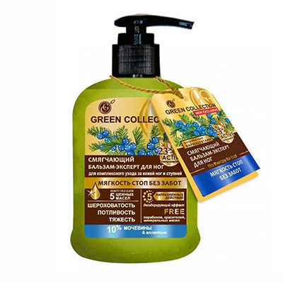 *Бальзам-експерт Green Collection для ніг М'якість стоп без турбот 120мл
