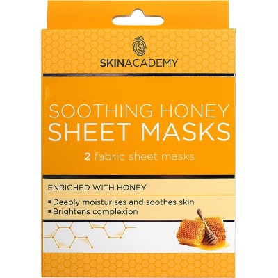 *Skin Academy маска тканинна Soothing Honey 2шт