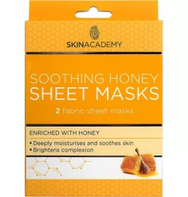 *Skin Academy маска тканевая Soothing Honey 2шт