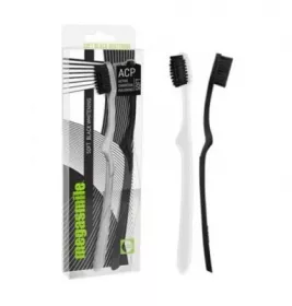 *Зубная щітка Megasmile Black Whitening 2шт