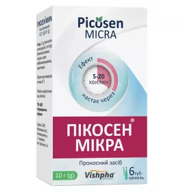 Пікосен мікра гель 0.12 г/10 г мікроклізму в тубах-канюлях по 10 г 6 шт