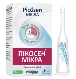 Пікосен мікра гель 0.12 г/10 г мікроклізму в тубах-канюлях по 10 г 6 шт